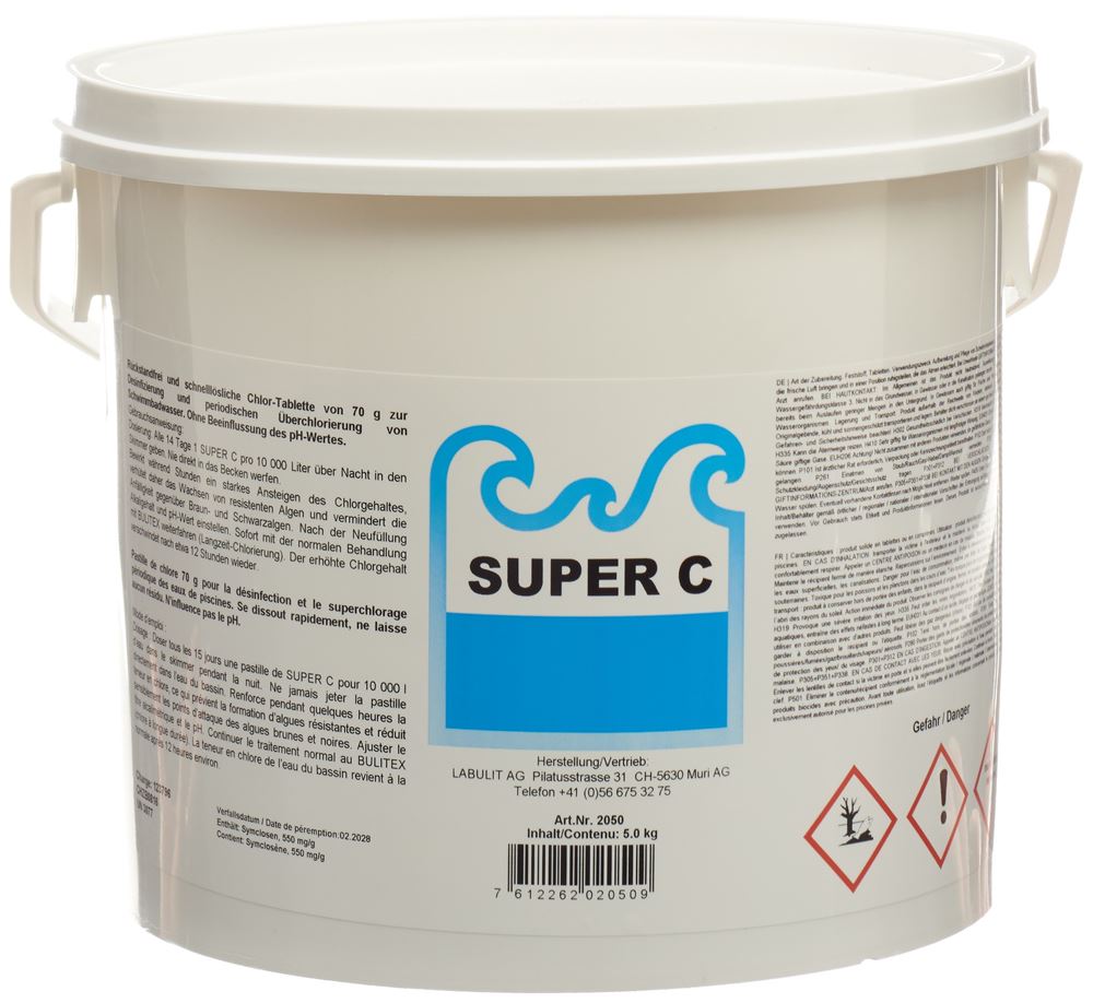 SUPER C Chlorschocktabletten, Hauptbild