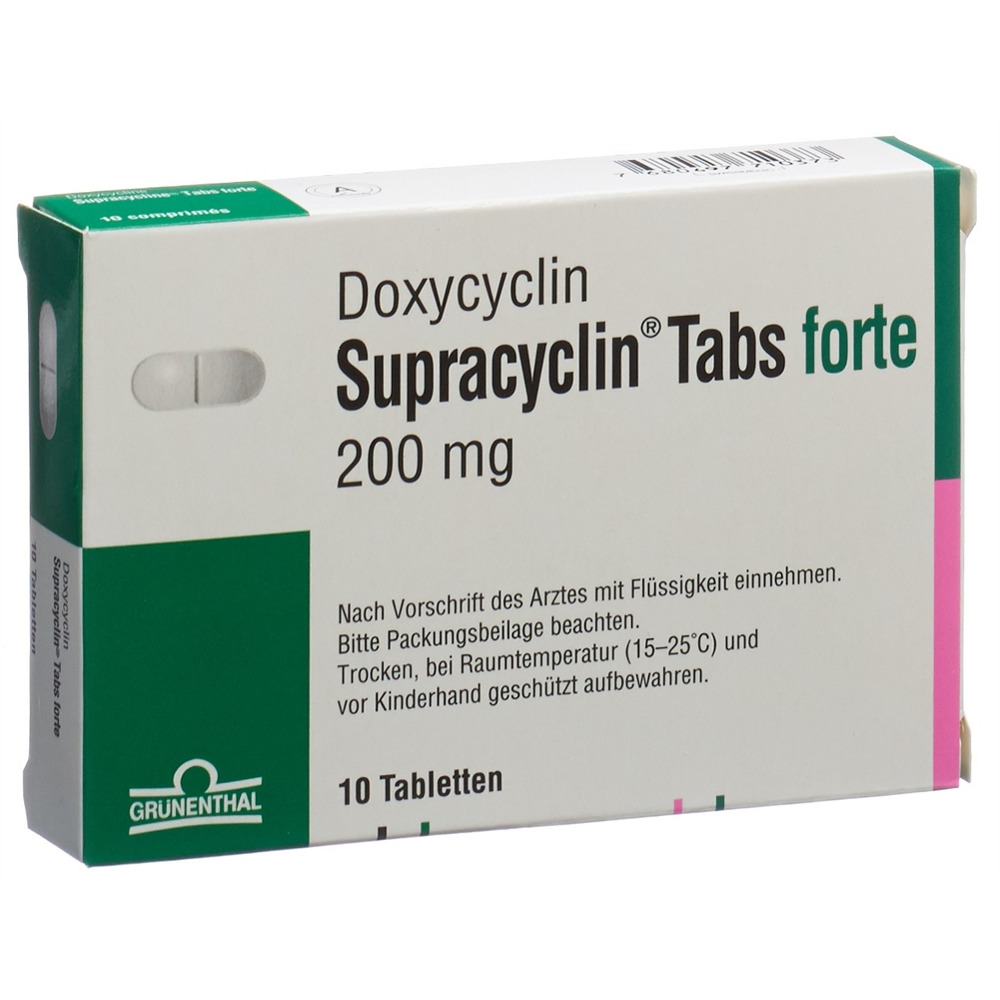 SUPRACYCLIN Tabs forte 200 mg, Hauptbild