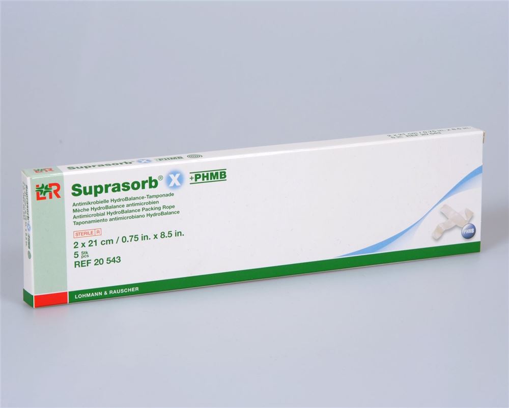 SUPRASORB X + PHMB HydroBalance Tamponade