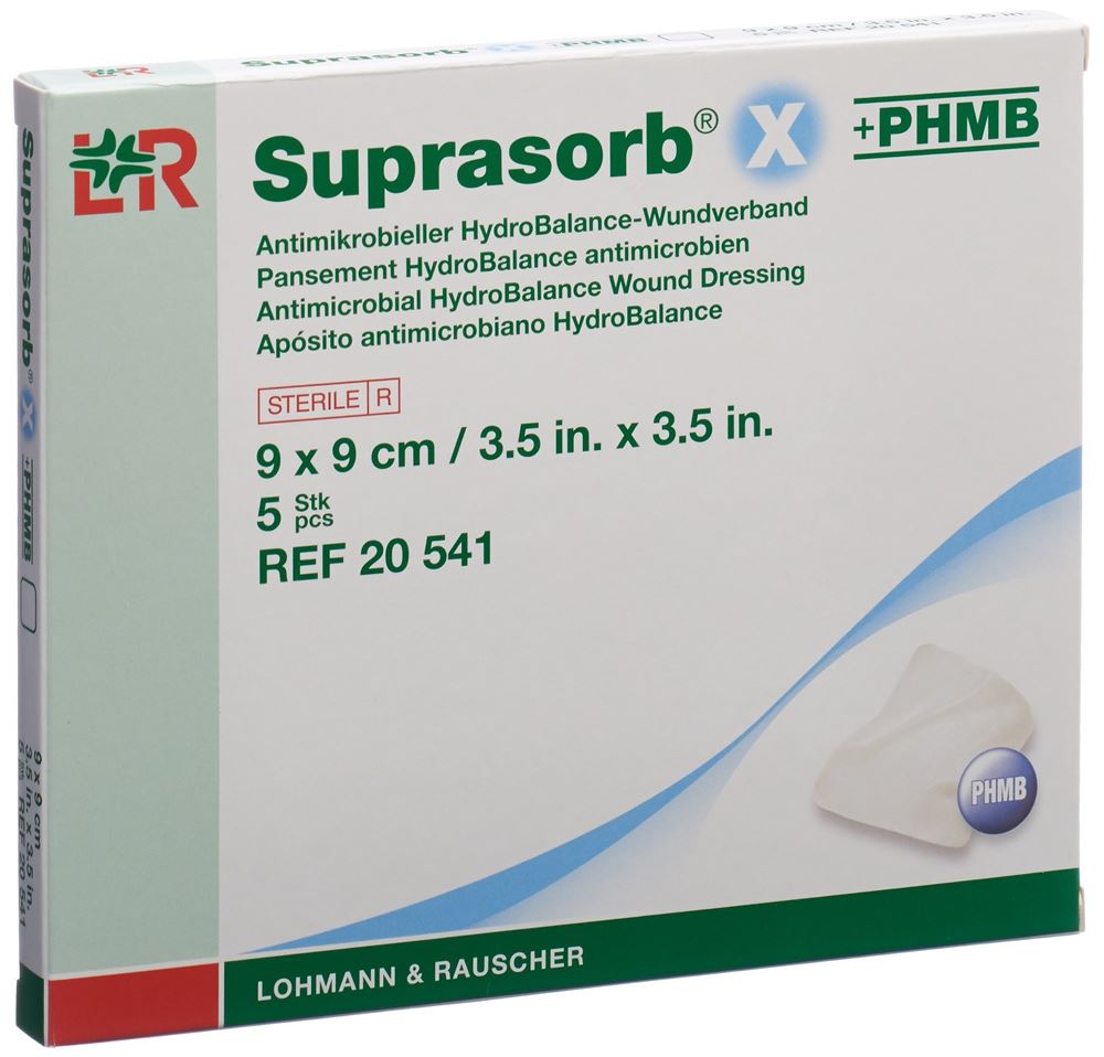 SUPRASORB X + PHMB HydroBalance-Wundverband