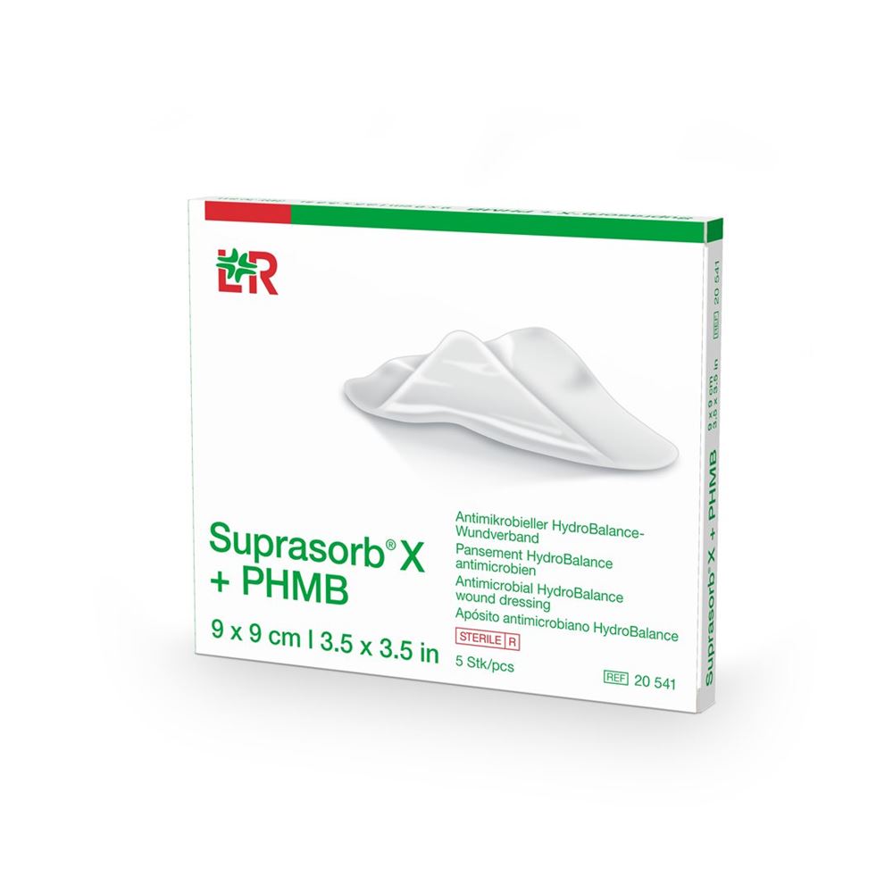 SUPRASORB X + PHMB HydroBalance-Wundverband