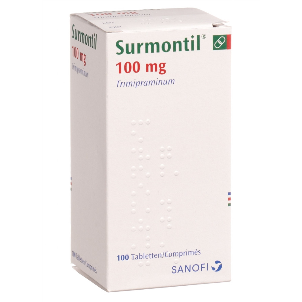 SURMONTIL cpr 100 mg bte 100 pce, image principale