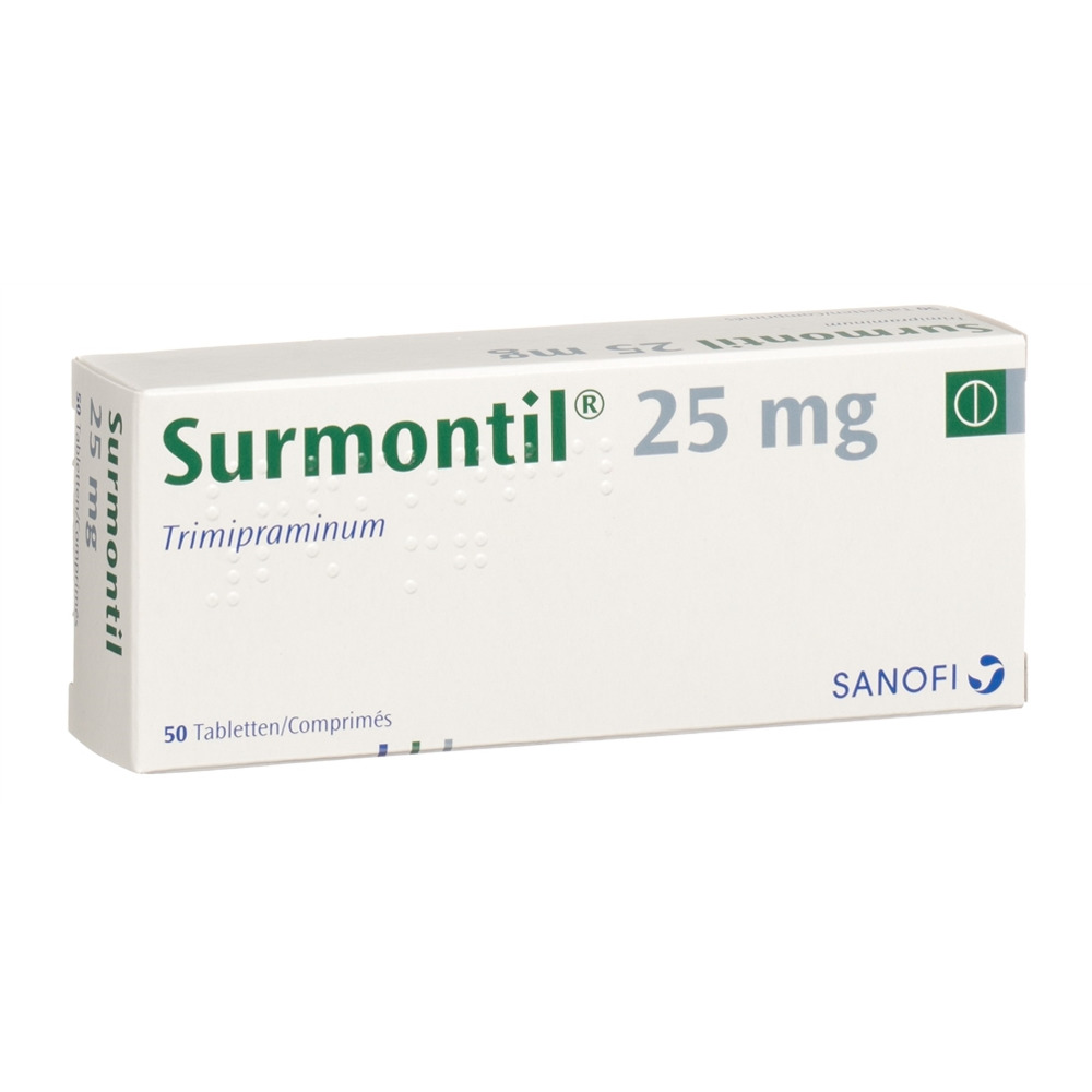 SURMONTIL cpr 25 mg blist 50 pce, image principale