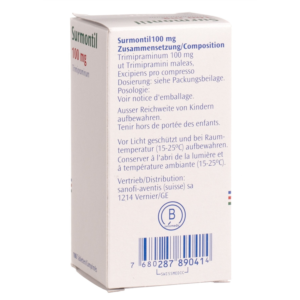 SURMONTIL Tabl 100 mg Ds 100 Stk, Bild 2 von 2