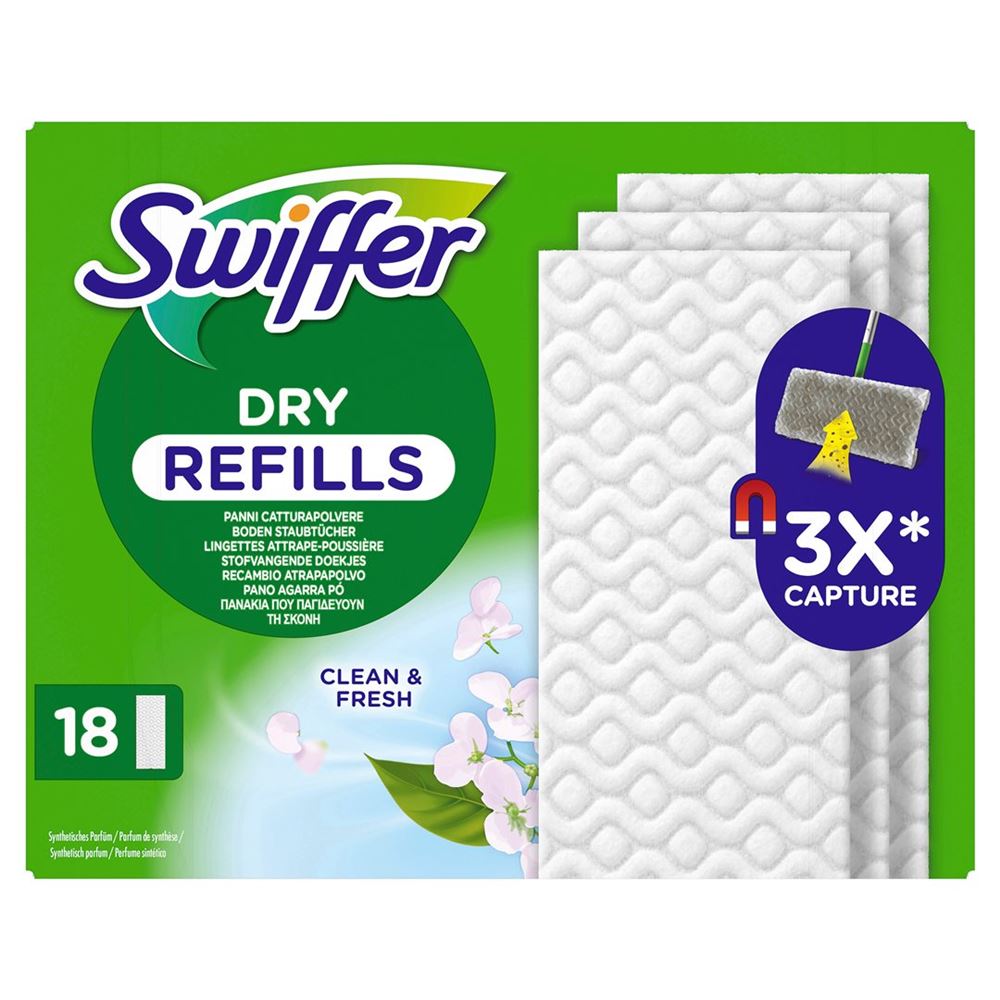 SWIFFER recharge lingettes sèches