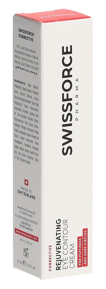 SWISSFORCE crème contour des yeux revitalisante