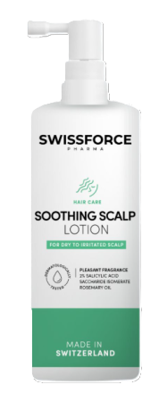 SWISSFORCE lotion apaisante cuir chevelu sans rinçage