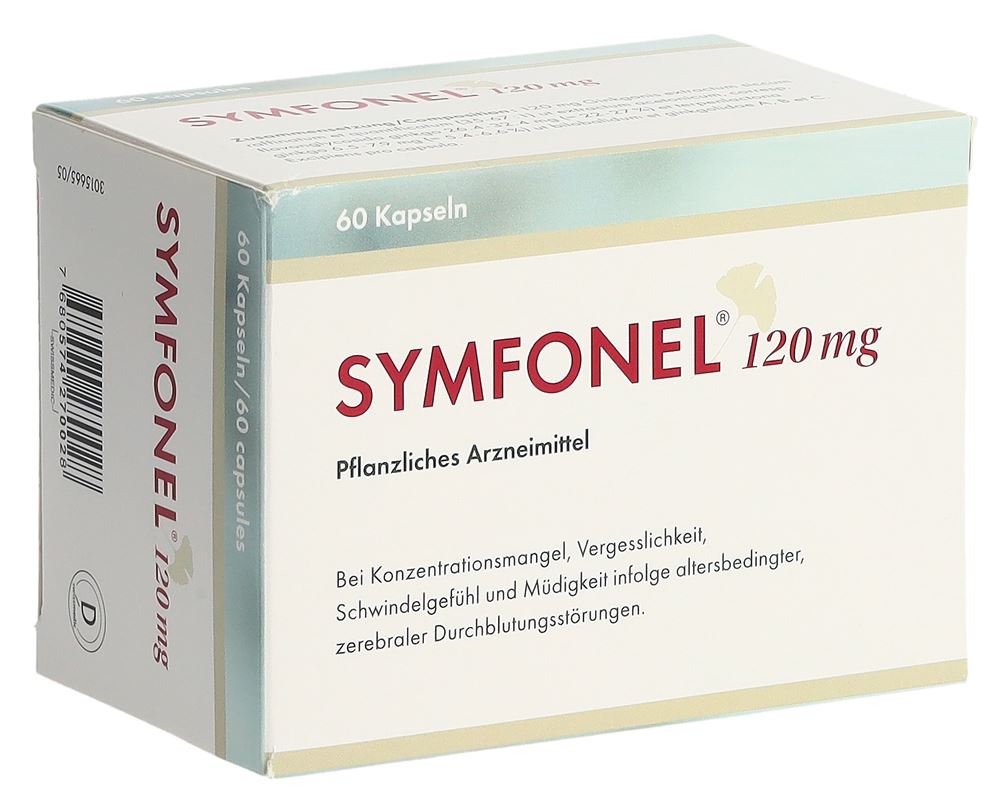 SYMFONEL caps 120 mg blist 60 pce, image principale