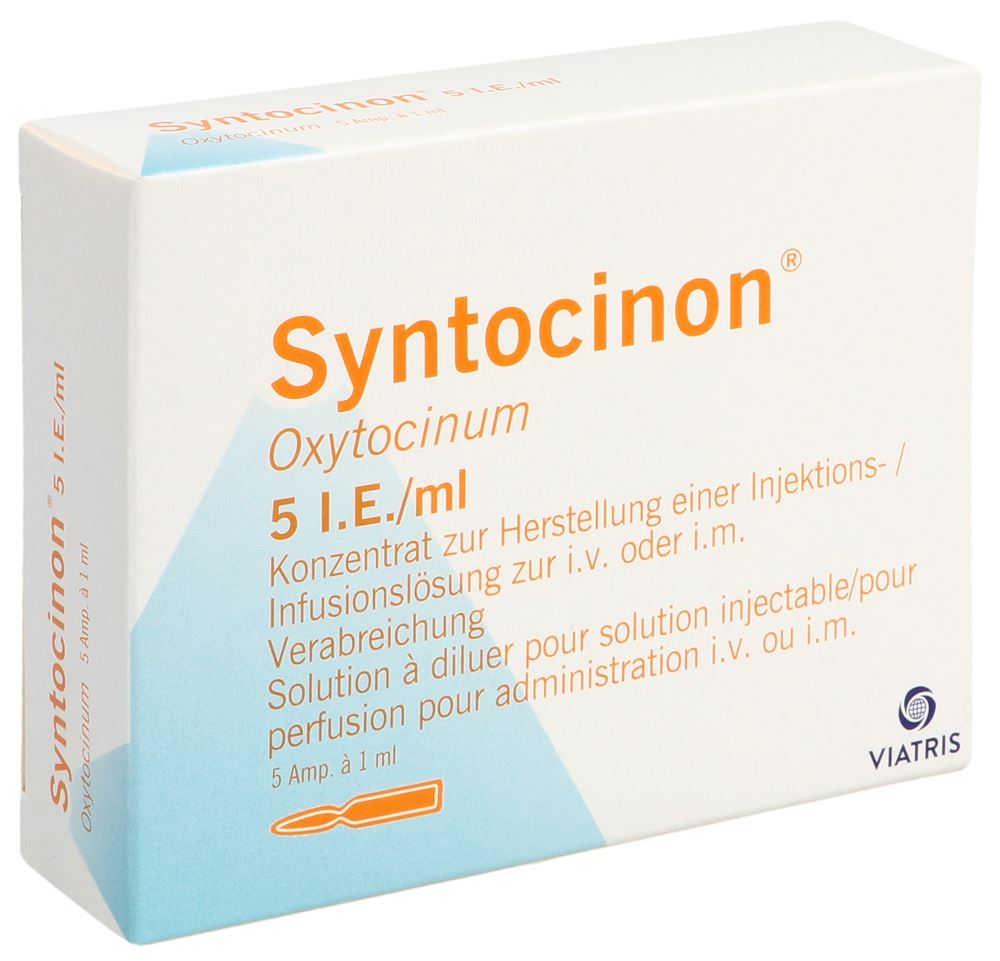 SYNTOCINON prép inj perf 5 IE amp 1 ml, image principale