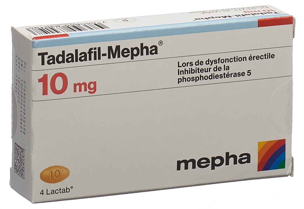 TADALAFIL Mepha 10 mg, Bild 2 von 2