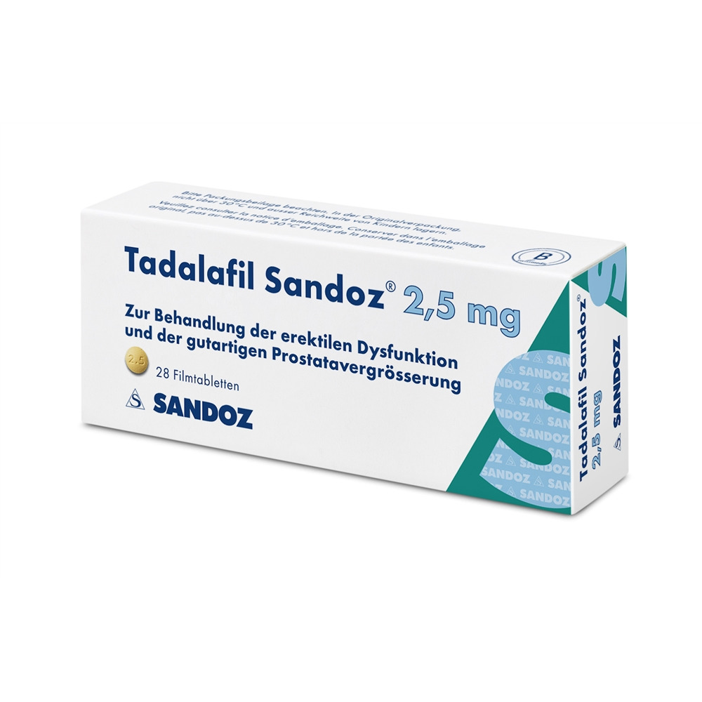 TADALAFIL Sandoz 2.5 mg