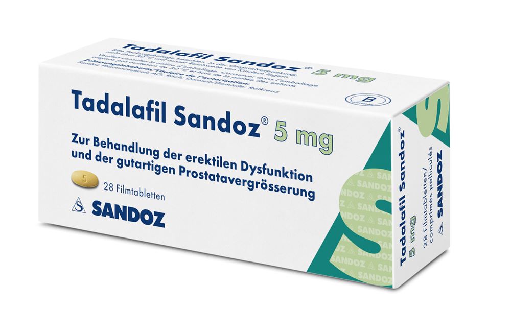 TADALAFIL Sandoz 5 mg, Hauptbild