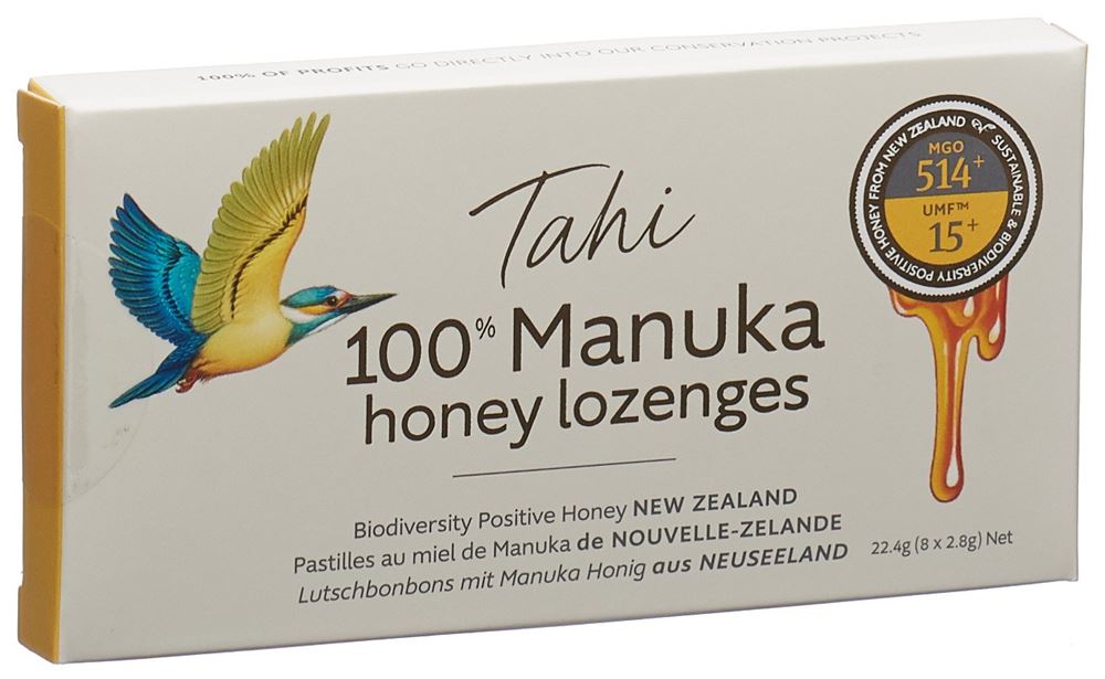 TAHI pastilles au miel de Manuka, image principale