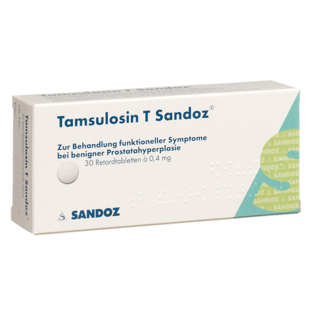 TAMSULOSINE T Sandoz 0.4 mg, Hauptbild