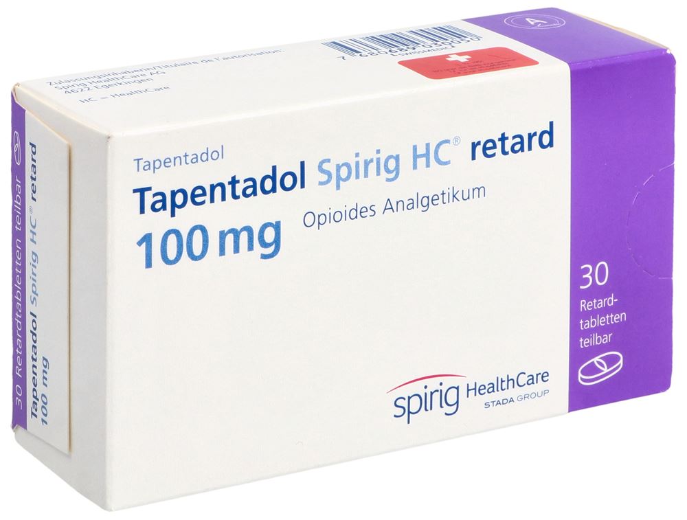 TAPENTADOL Spirig HC retard 100 mg, Hauptbild