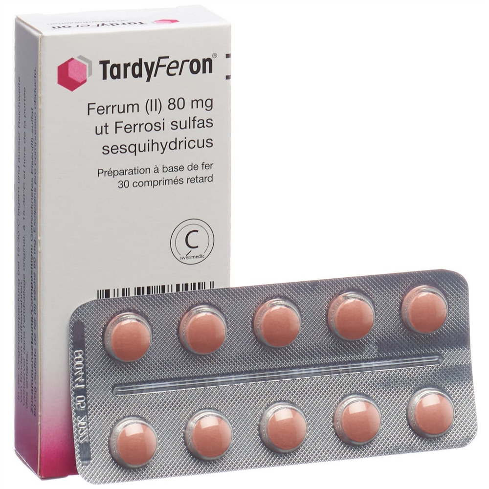 TARDYFERON Ret Tabl 80 mg Blist 30 Stk, Bild 3 von 4