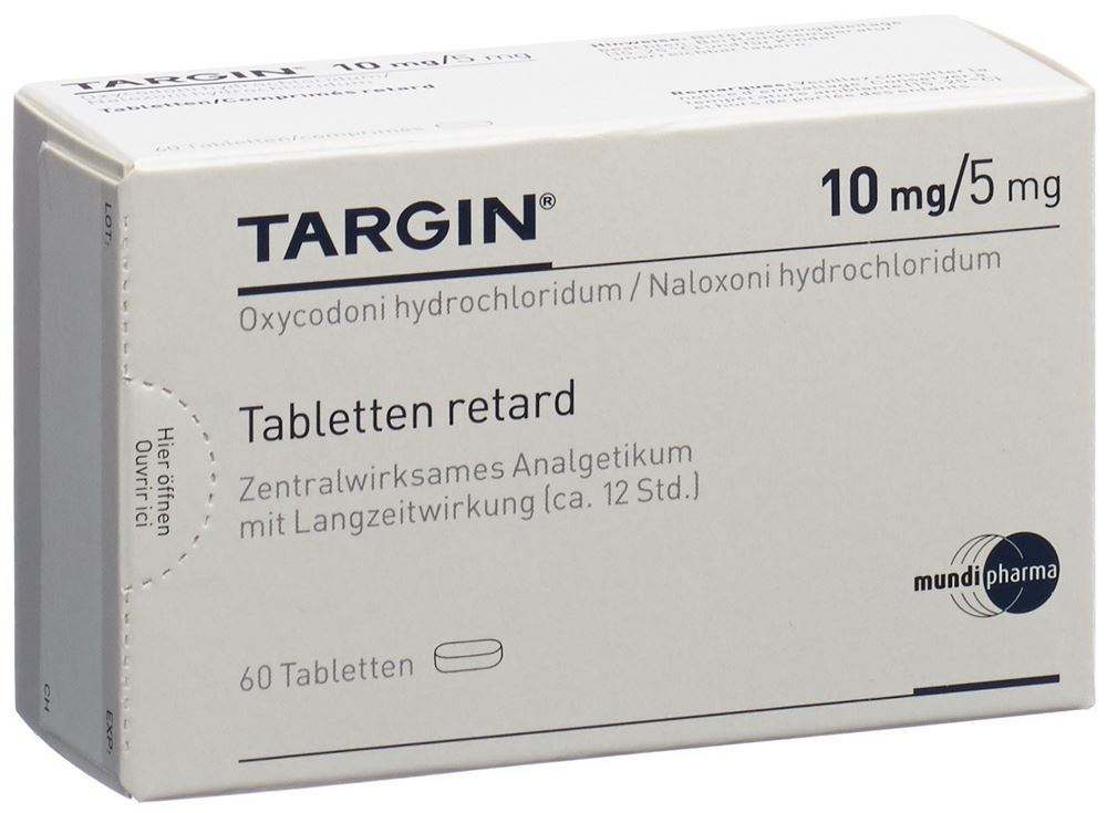 TARGIN cpr ret 10 mg/5 mg blist 60 pce, image principale