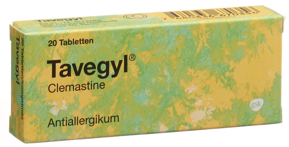 TAVEGYL cpr 1 mg blist 20 pce, image principale