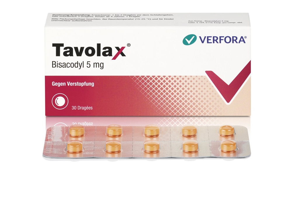 TAVOLAX Drag 5 mg Blist 30 Stk, Bild 2 von 5