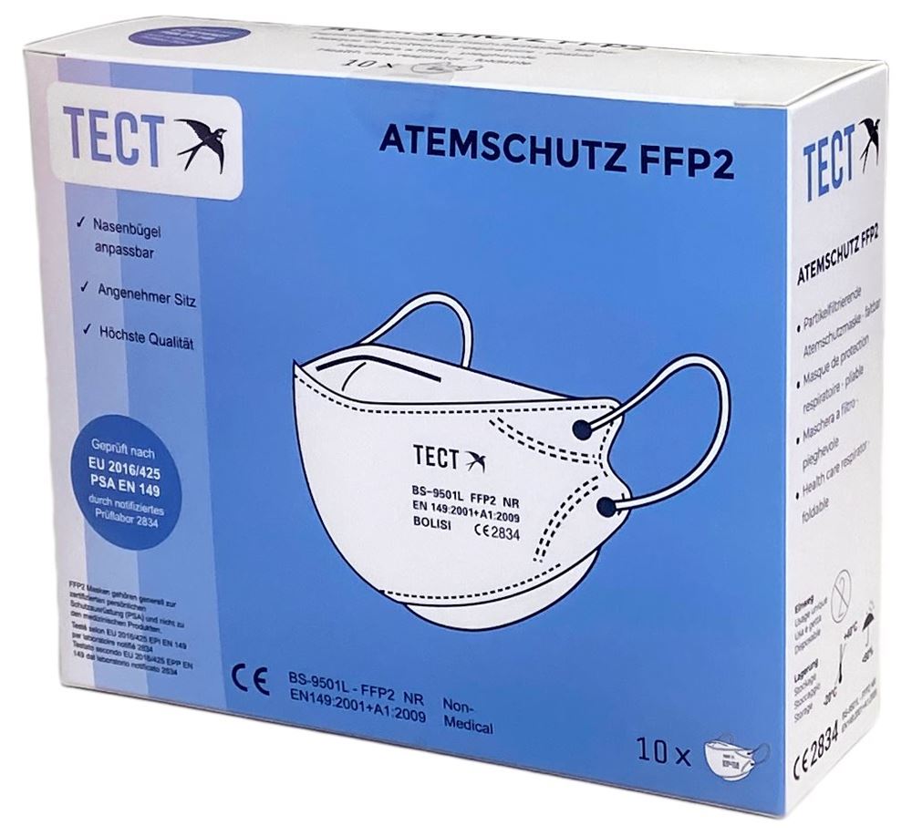 TECT FFP2 Atemschutzmaske comfort