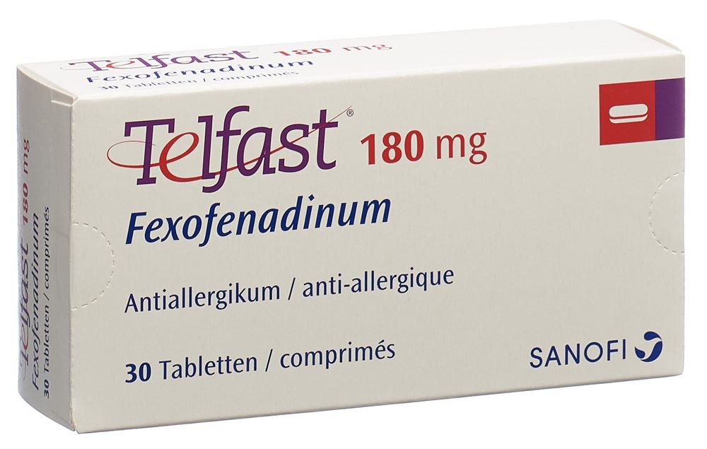 Telfast cpr pell 180 mg blist 30 pce