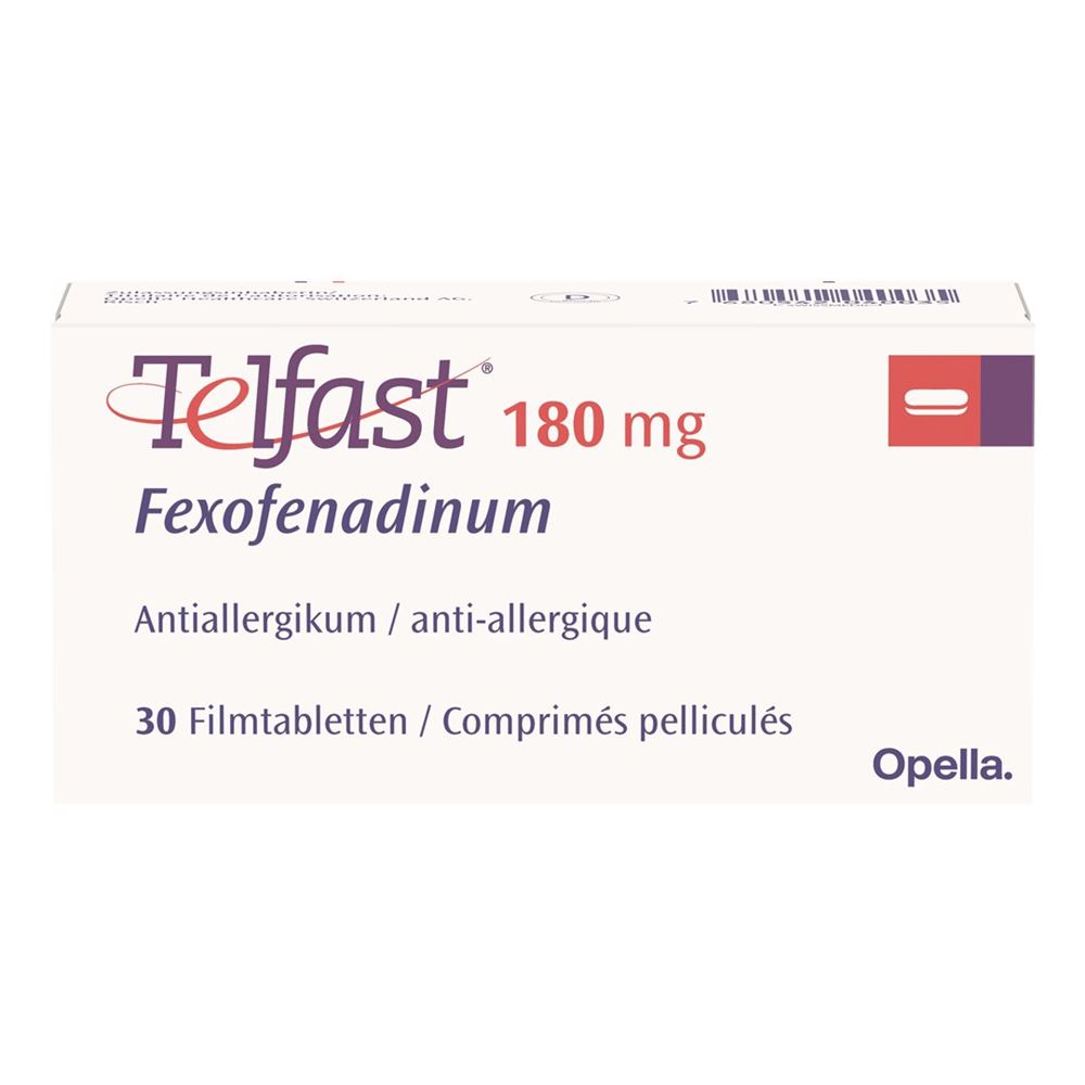Telfast Filmtabl 180 mg Blist 30 Stk