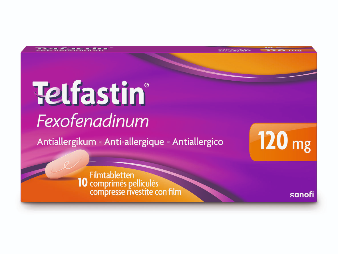 TELFASTIN cpr pell 120 mg blist 10 pce, image principale