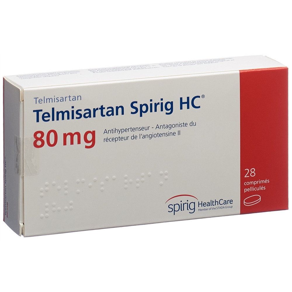 TELMISARTAN Spirig HC 80 mg, image 2 sur 2