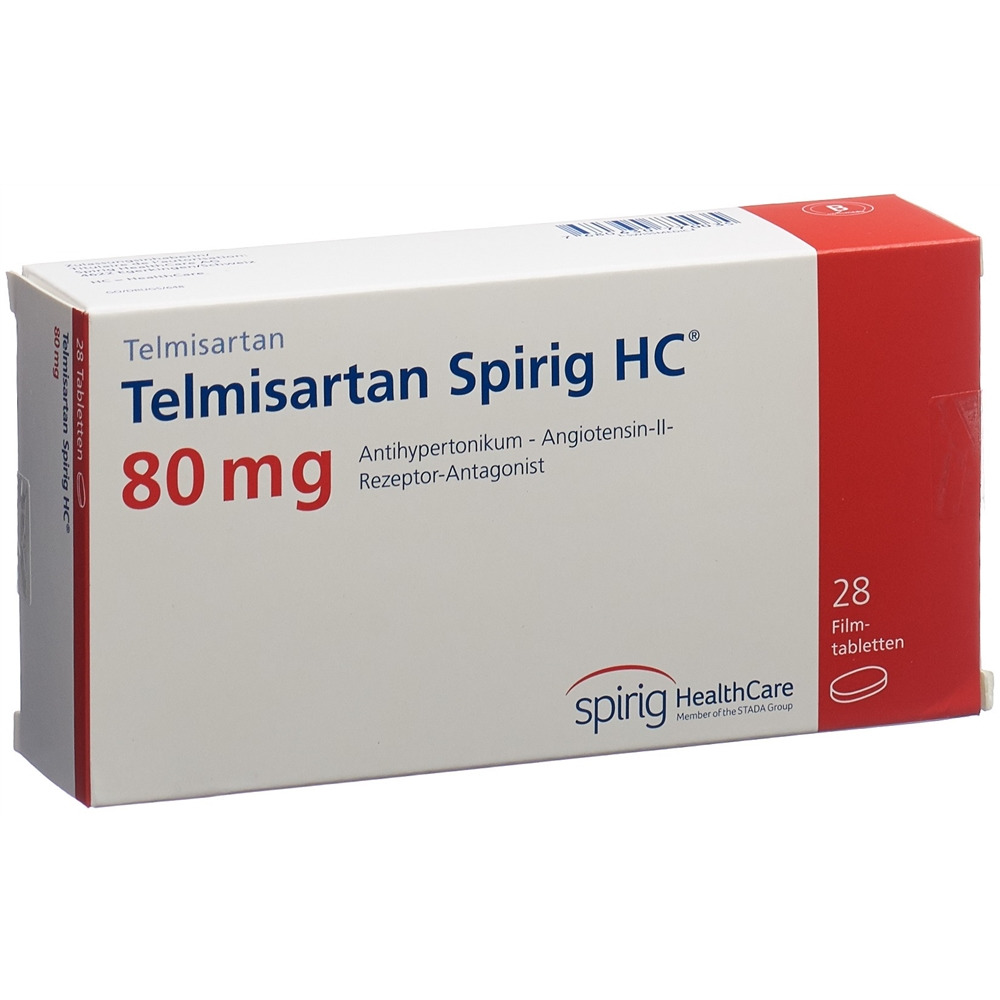 TELMISARTAN Spirig HC 80 mg, image principale