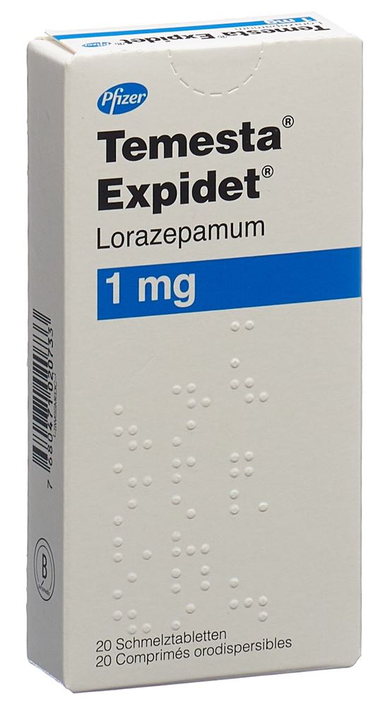 Temesta Expidet 1 mg, image principale