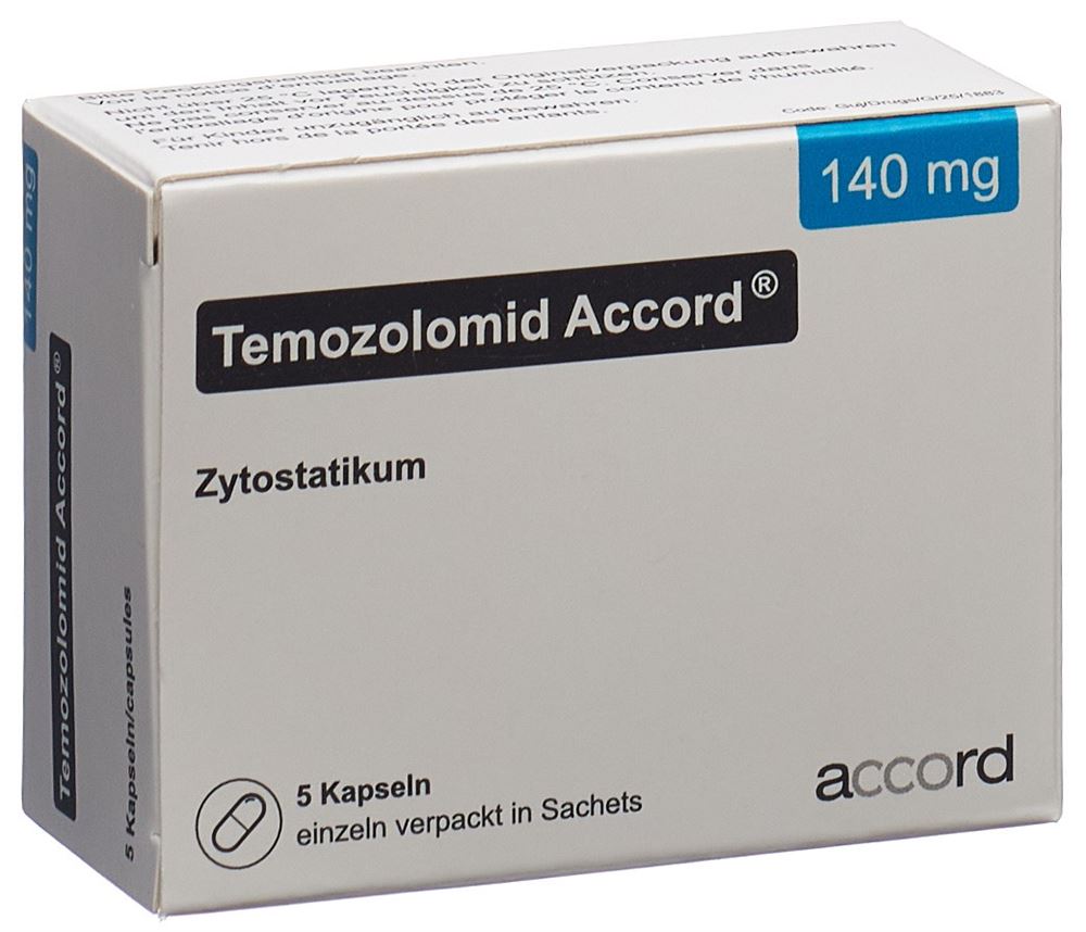 TEMOZOLOMIDE Accord 140 mg, Hauptbild
