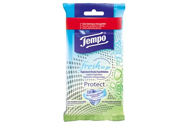 TEMPO lingettes humide pour les mains