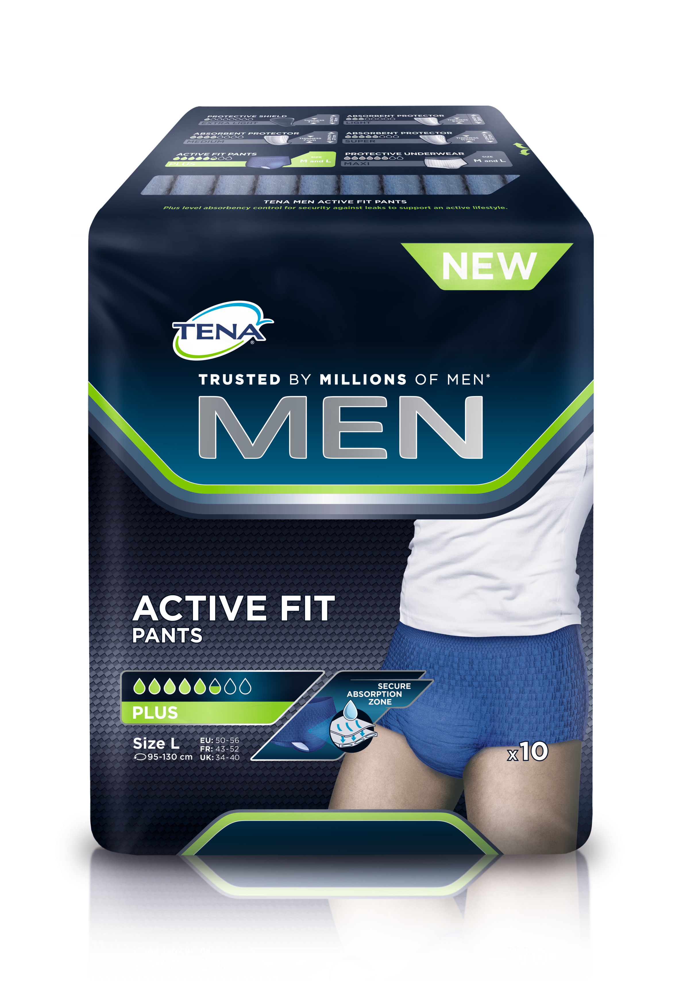 TENA Men Active Fit Pants plus, image principale