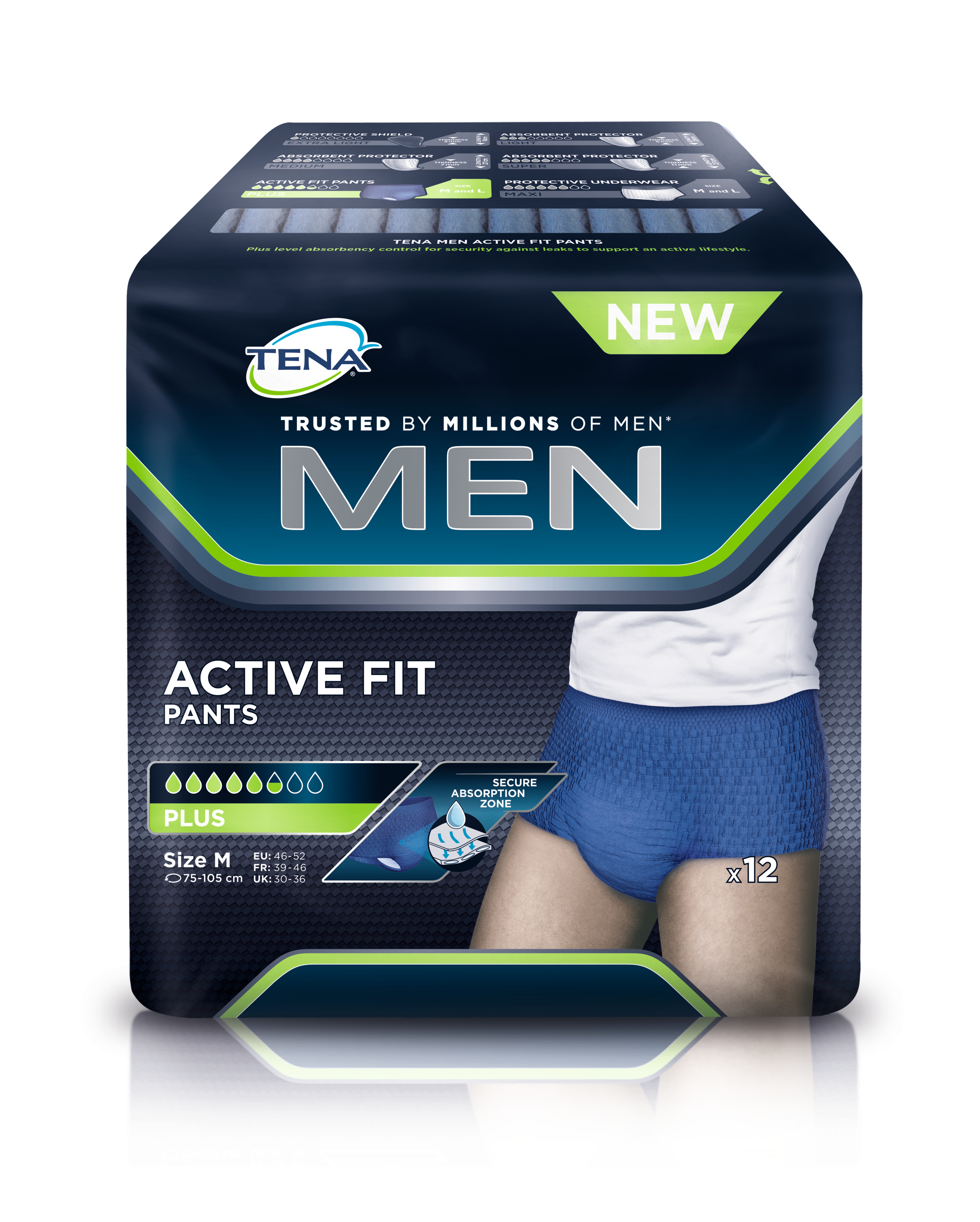 TENA Men Active Fit Pants plus, image principale