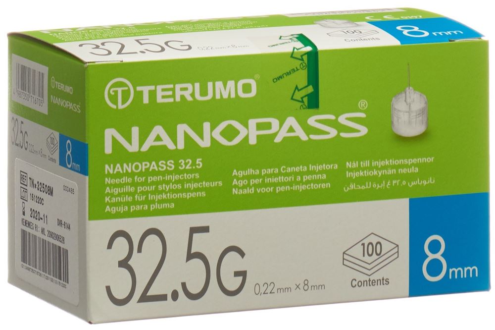 TERUMO Aiguille Pen NANOPASS