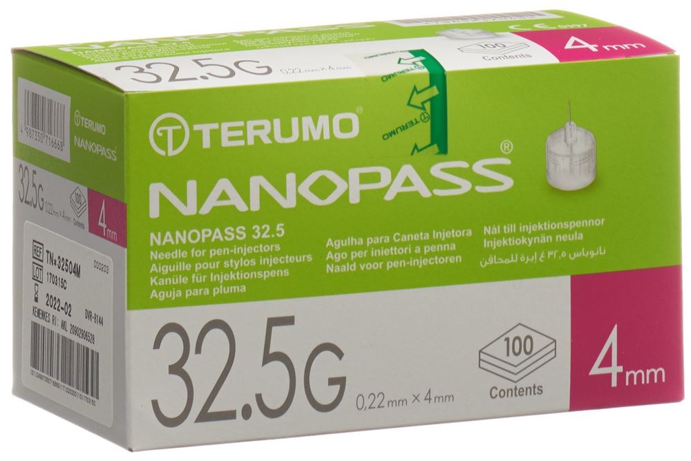 TERUMO Pen Nadel NANOPASS