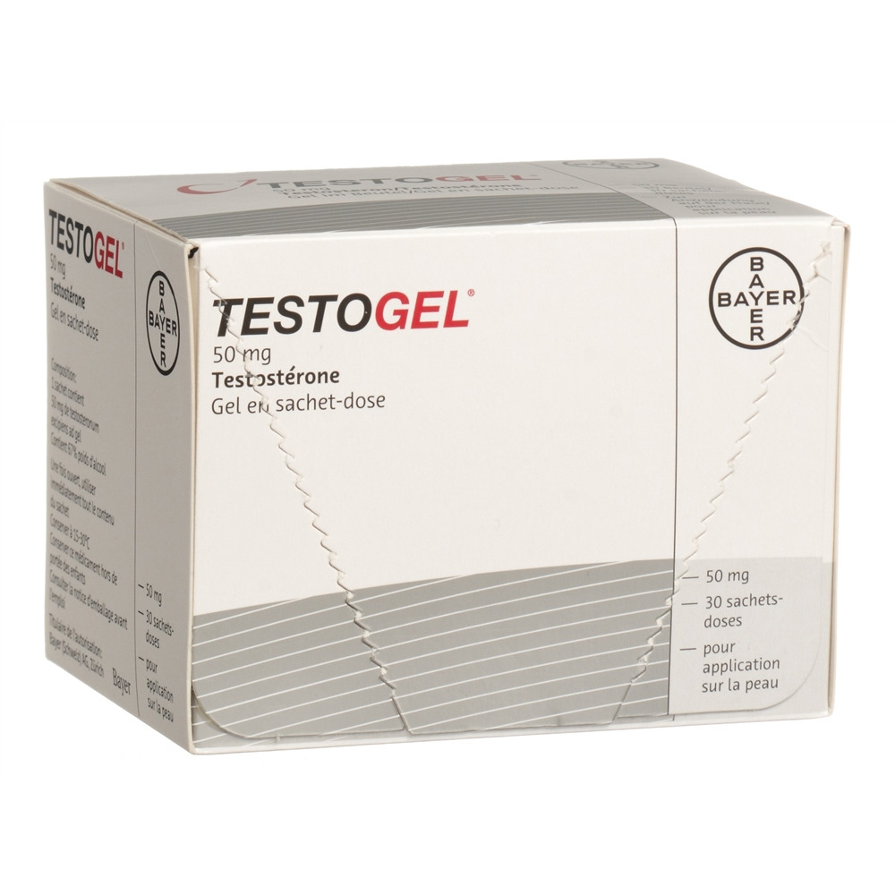 TESTOGEL Gel 50 mg/5g Btl 5 g, Hauptbild