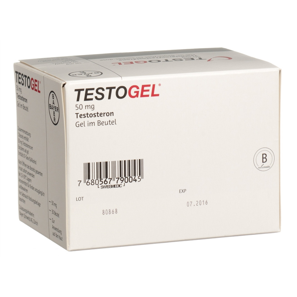 TESTOGEL gel 50 mg/5g sach 5 g, image 2 sur 2