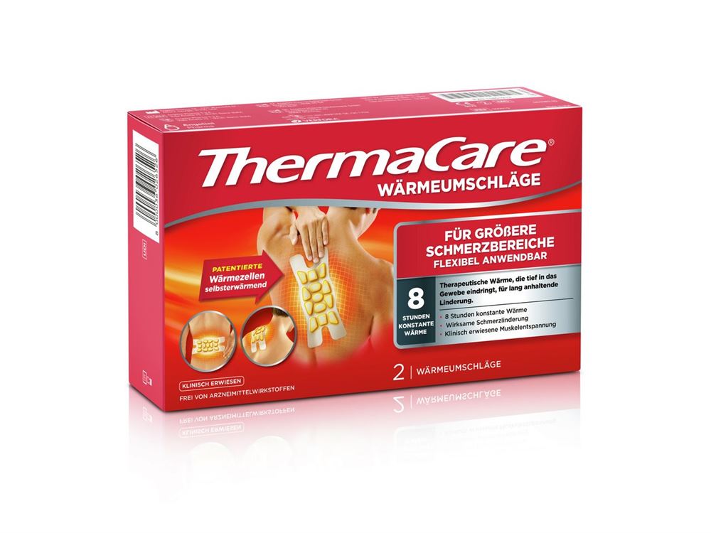 THERMACARE grands secteurs de la douleur patch