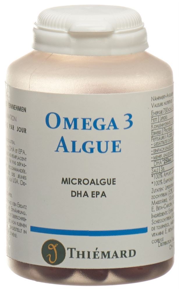 Thiémard Omega 3 algue DHA EPA mg