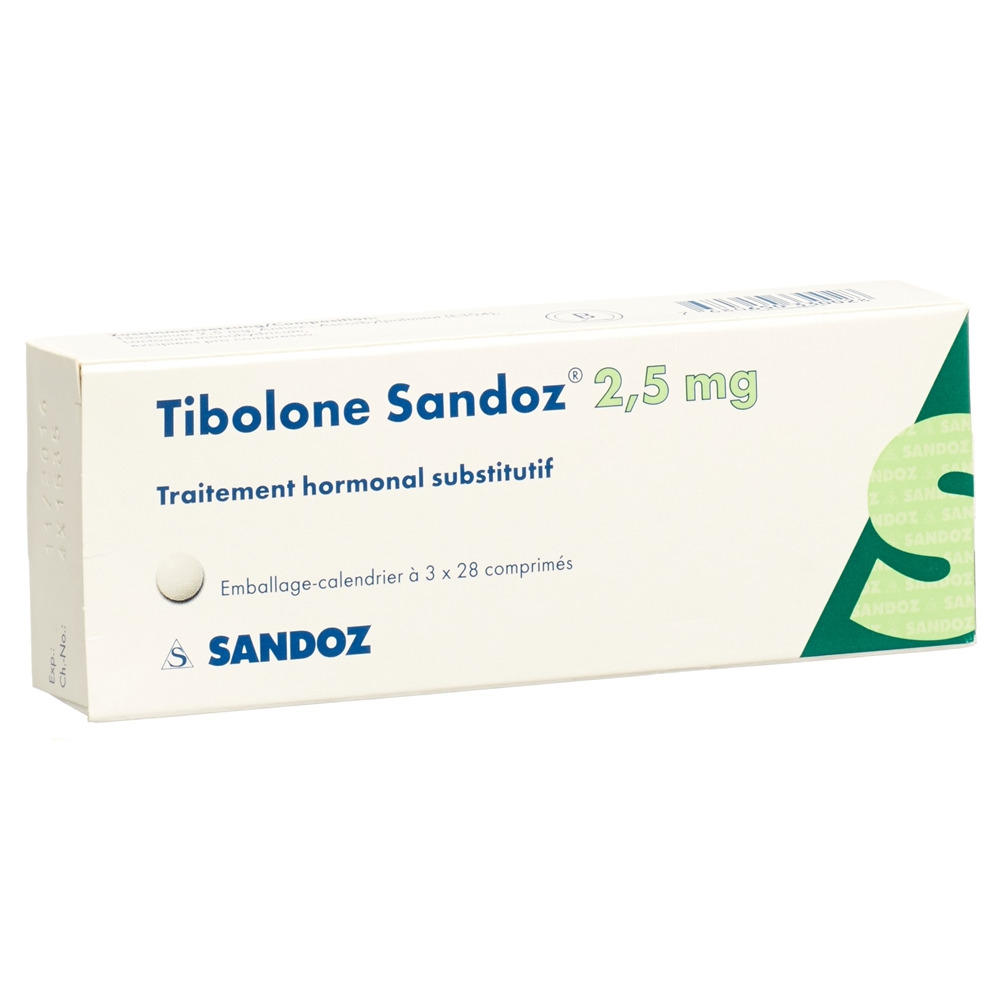 TIBOLONE Sandoz 2.5 mg, image 2 sur 2