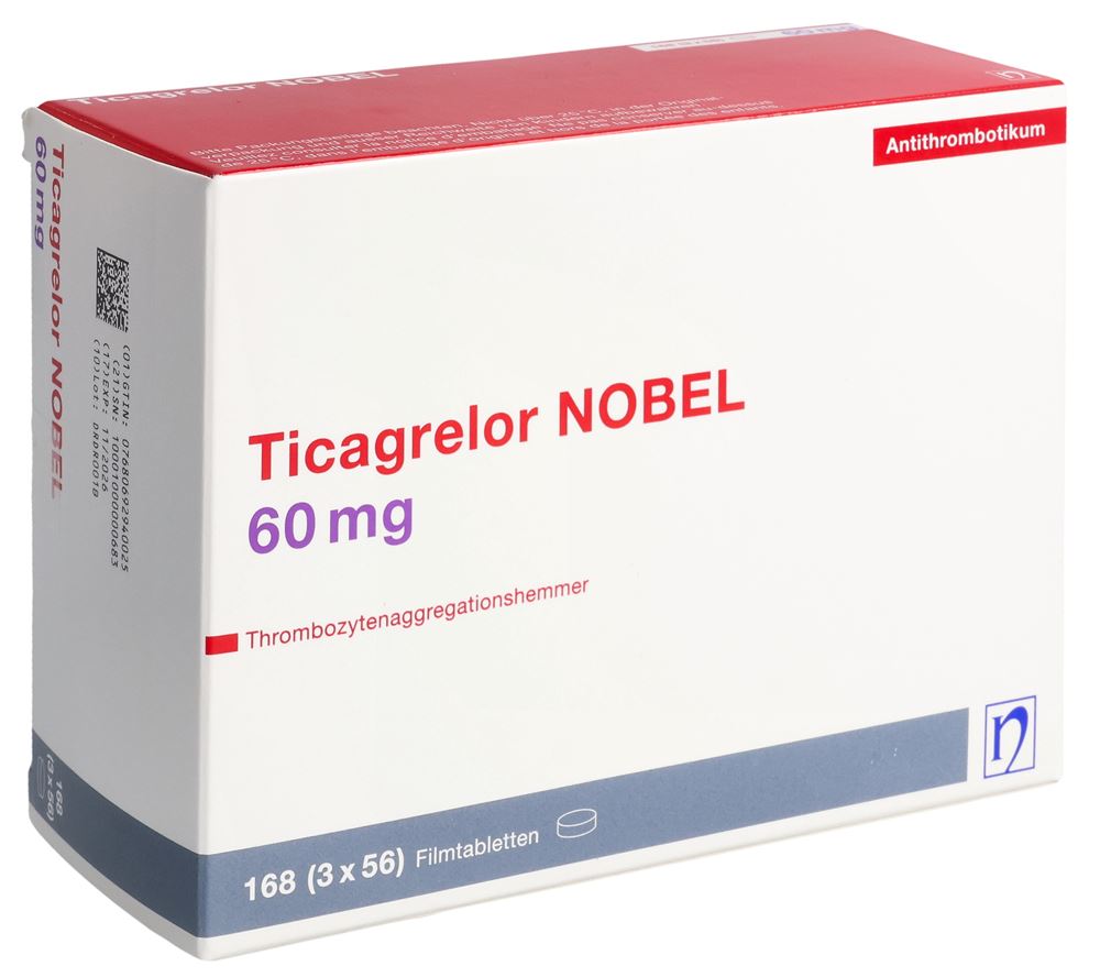 TICAGRELOR NOBEL 60 mg, image principale