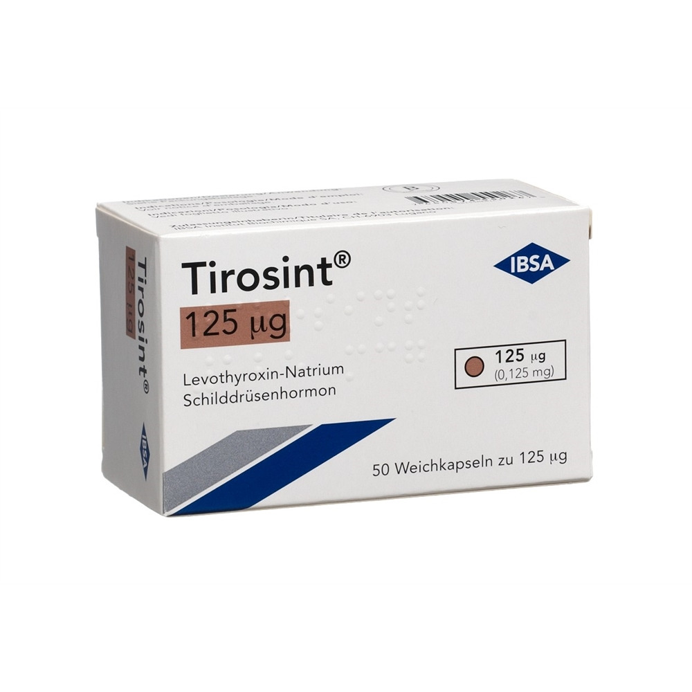 TIROSINT caps moll 125 mcg blist 50 pce, image principale