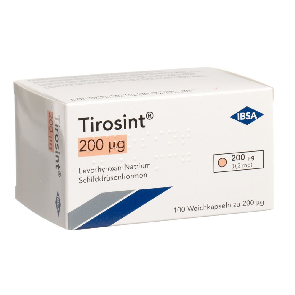 TIROSINT caps moll 200 mcg blist 100 pce, image principale