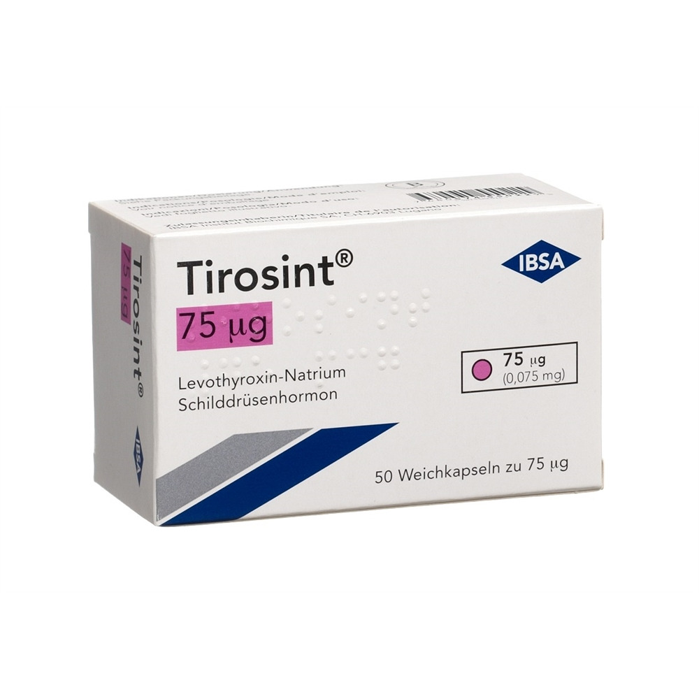 TIROSINT caps moll 75 mcg blist 50 pce, image principale