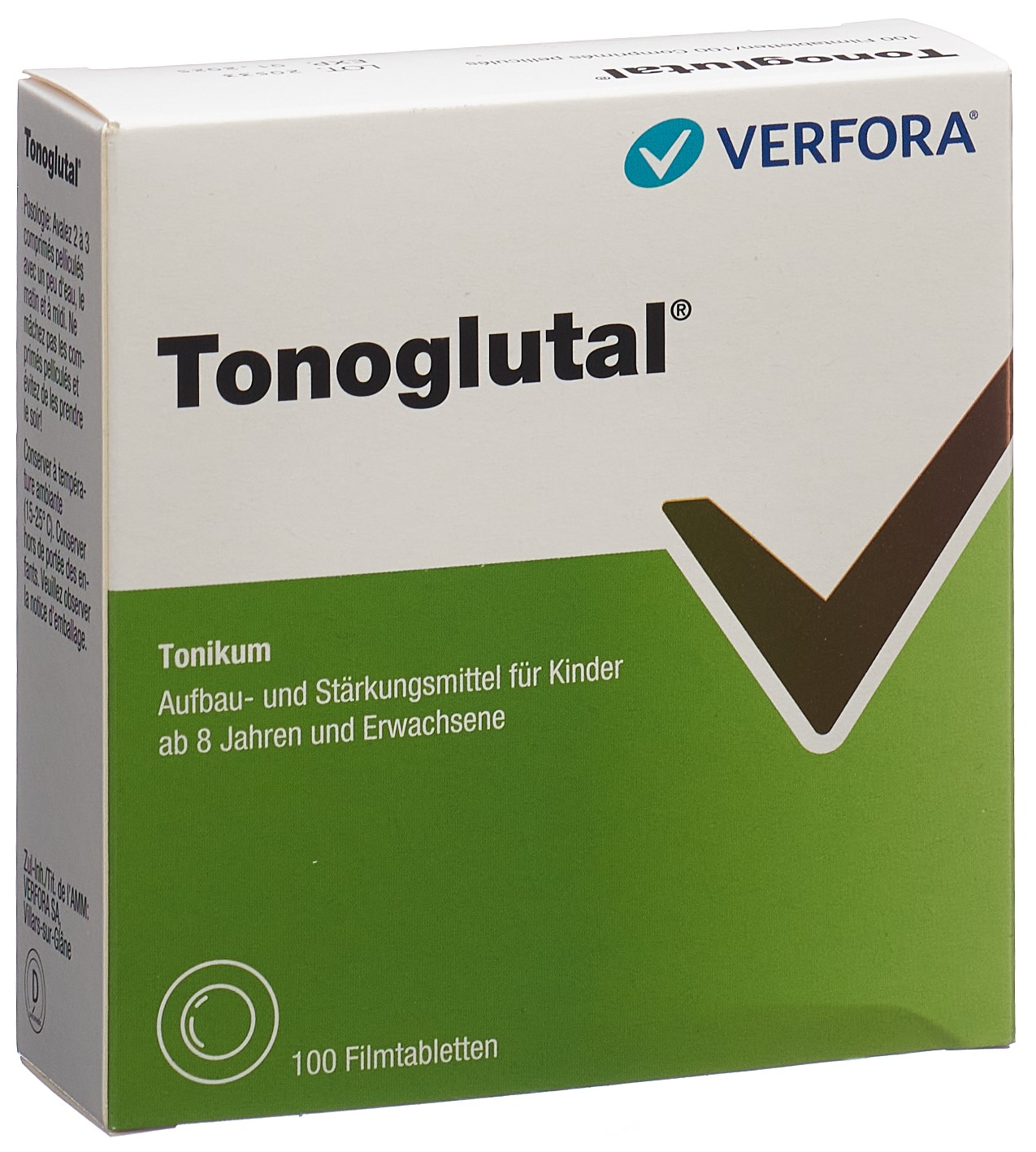 TONOGLUTAL cpr pell blist 100 pce