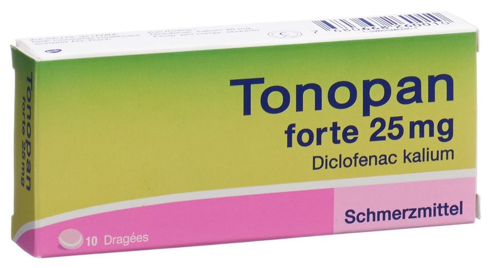 TONOPAN forte 25 mg, image principale