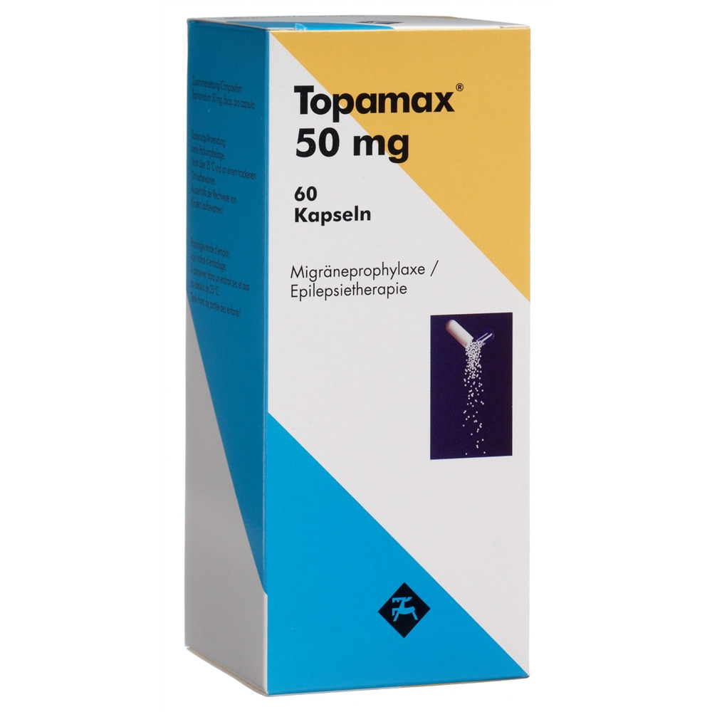 TOPAMAX caps 50 mg bte 60 pce, image principale