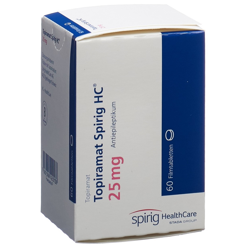 TOPIRAMATE Spirig HC 25 mg, image principale