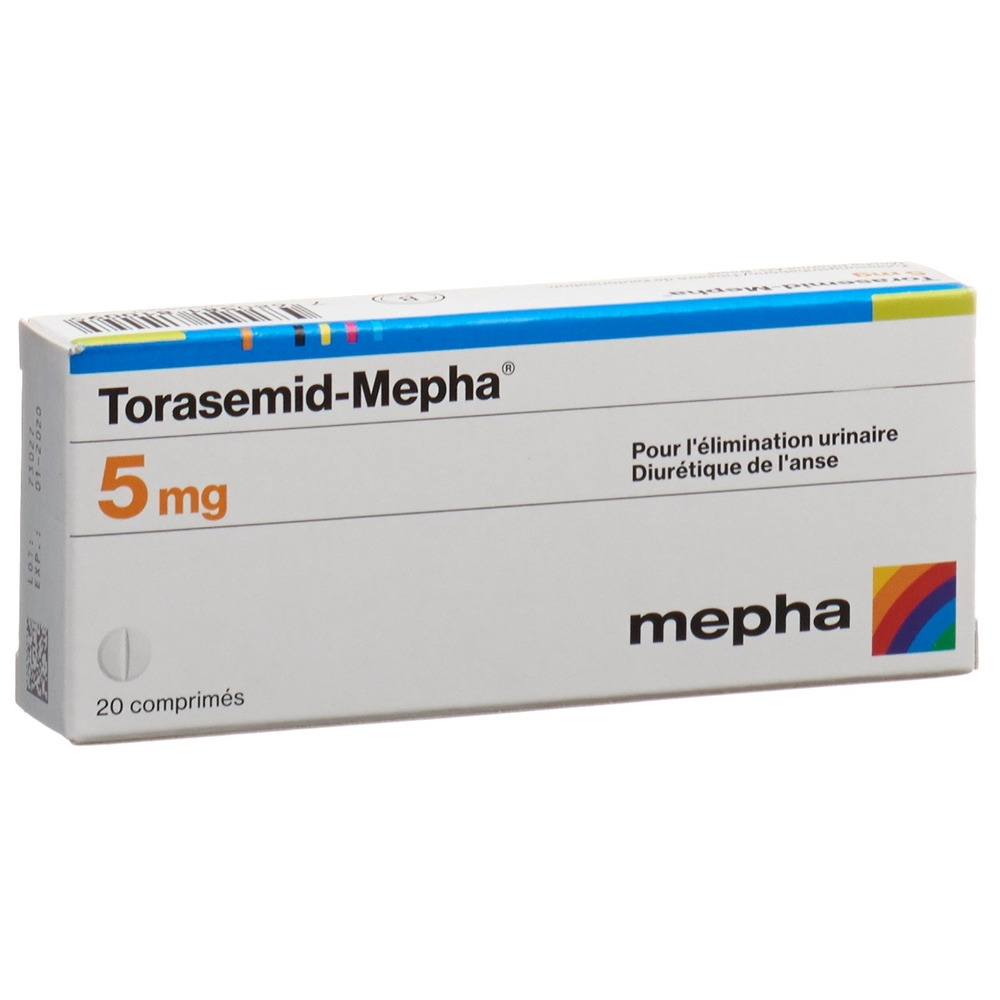 TORASEMIDE Mepha 5 mg, image 2 sur 2